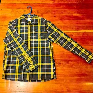 Large Men’s North Face Plaid